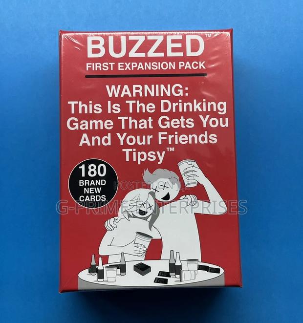 Buzzed Drinking Card - main view
