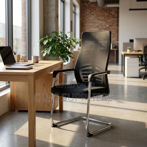 Ergonomic Cantilever Visitor's Chair - thumbnail 5