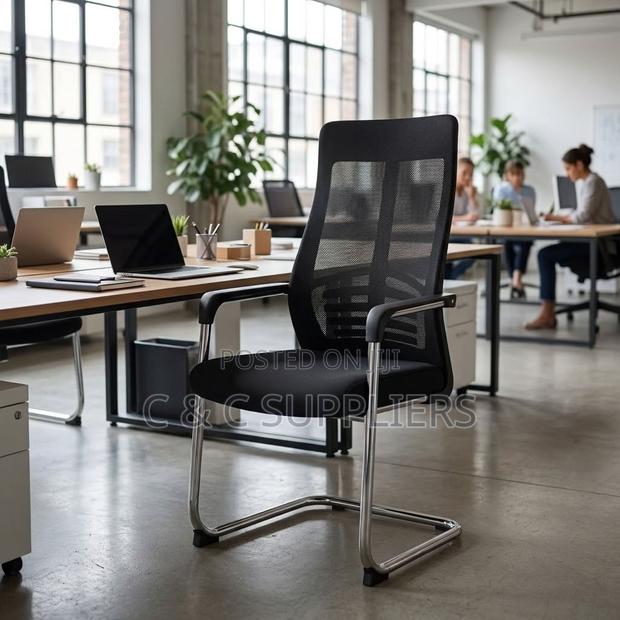 Ergonomic Cantilever Visitor's Chair - thumbnail 14