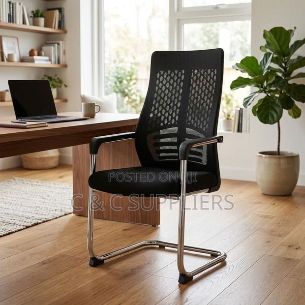 Ergonomic Cantilever Visitor's Chair - thumbnail 6