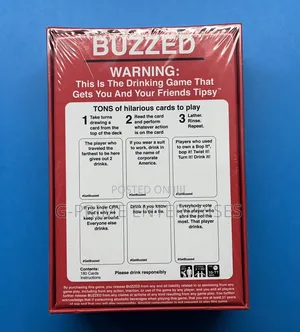 Buzzed Drinking Card