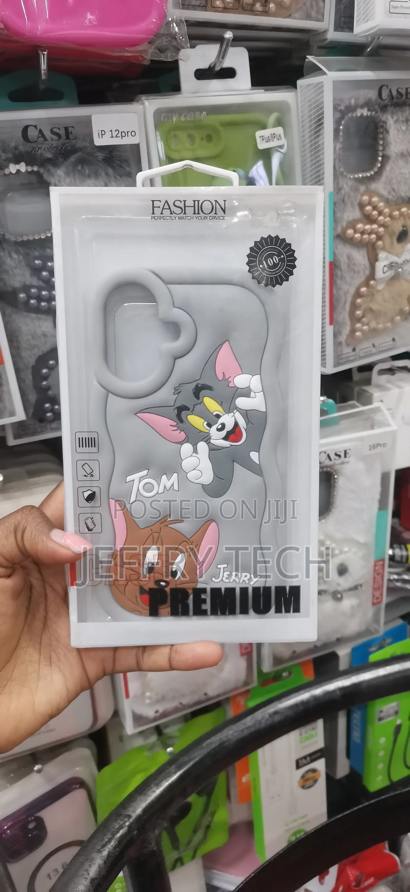 Tom and Jerry Premium 3D Wave Phone Case iPhone 16