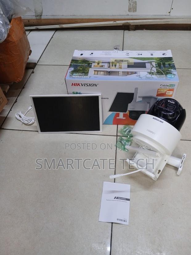 4MP Hikvision Security Camera With Solar Panel for Easy Charging - main view