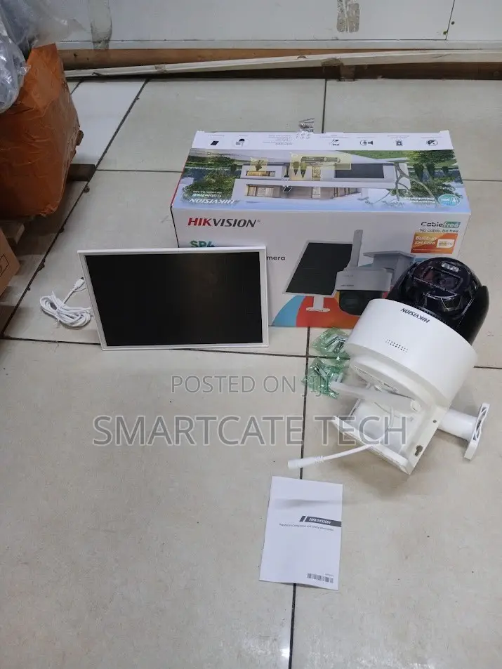 4MP Hikvision Security Camera With Solar Panel for Easy Charging