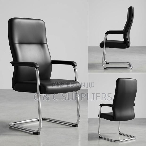 Ergonomic Leather Meeting Chair - thumbnail 10