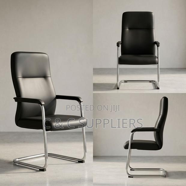Ergonomic Leather Meeting Chair - thumbnail 11