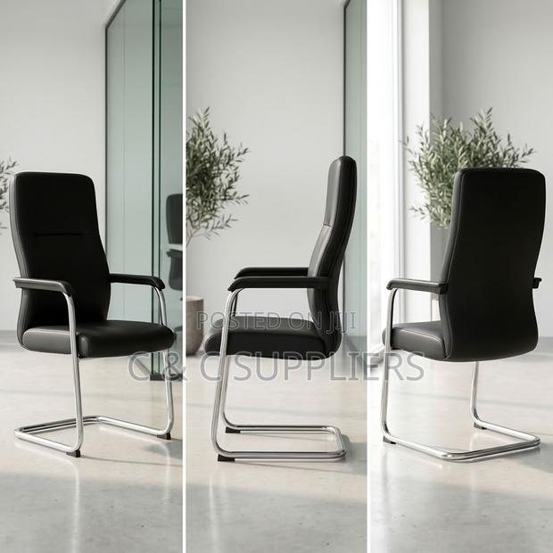 Ergonomic Leather Meeting Chair - thumbnail 6