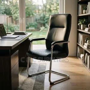 Ergonomic Leather Meeting Chair