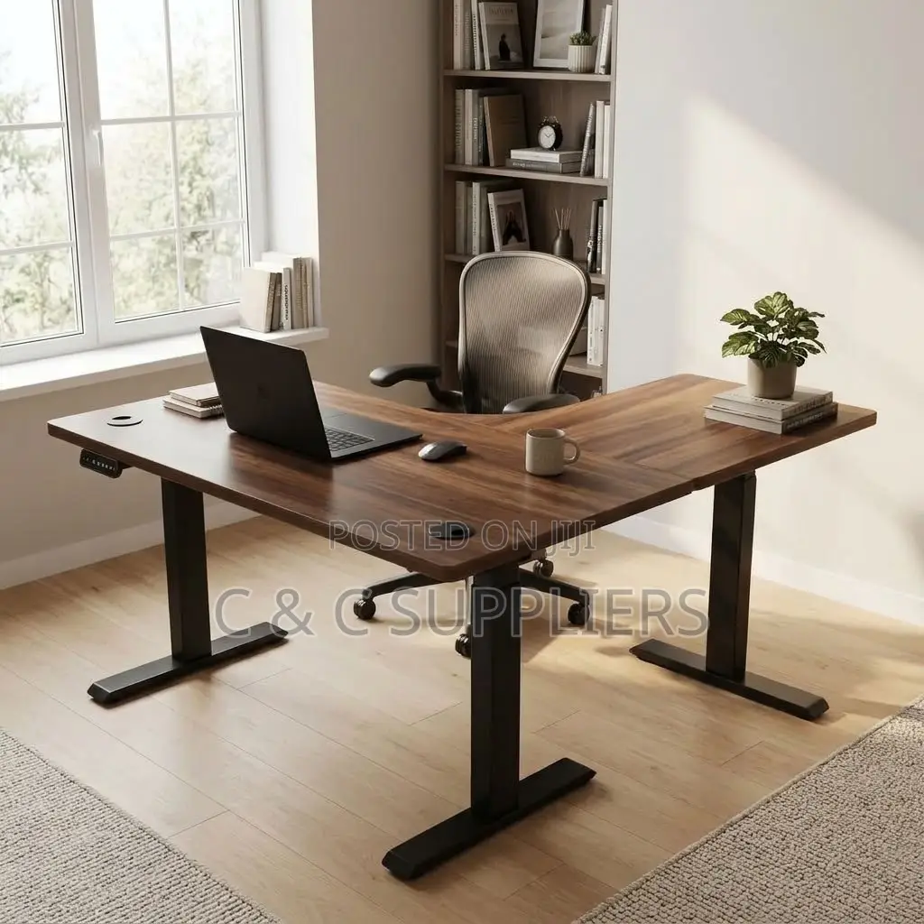 L-Shaped Advanced Electric Table-1.4m
