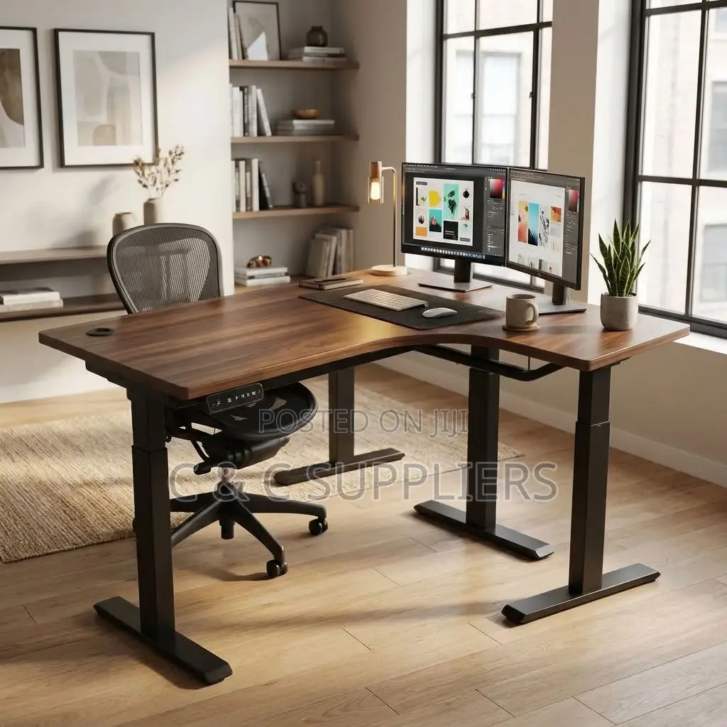 L-Shaped Advanced Electric Table-1.4m