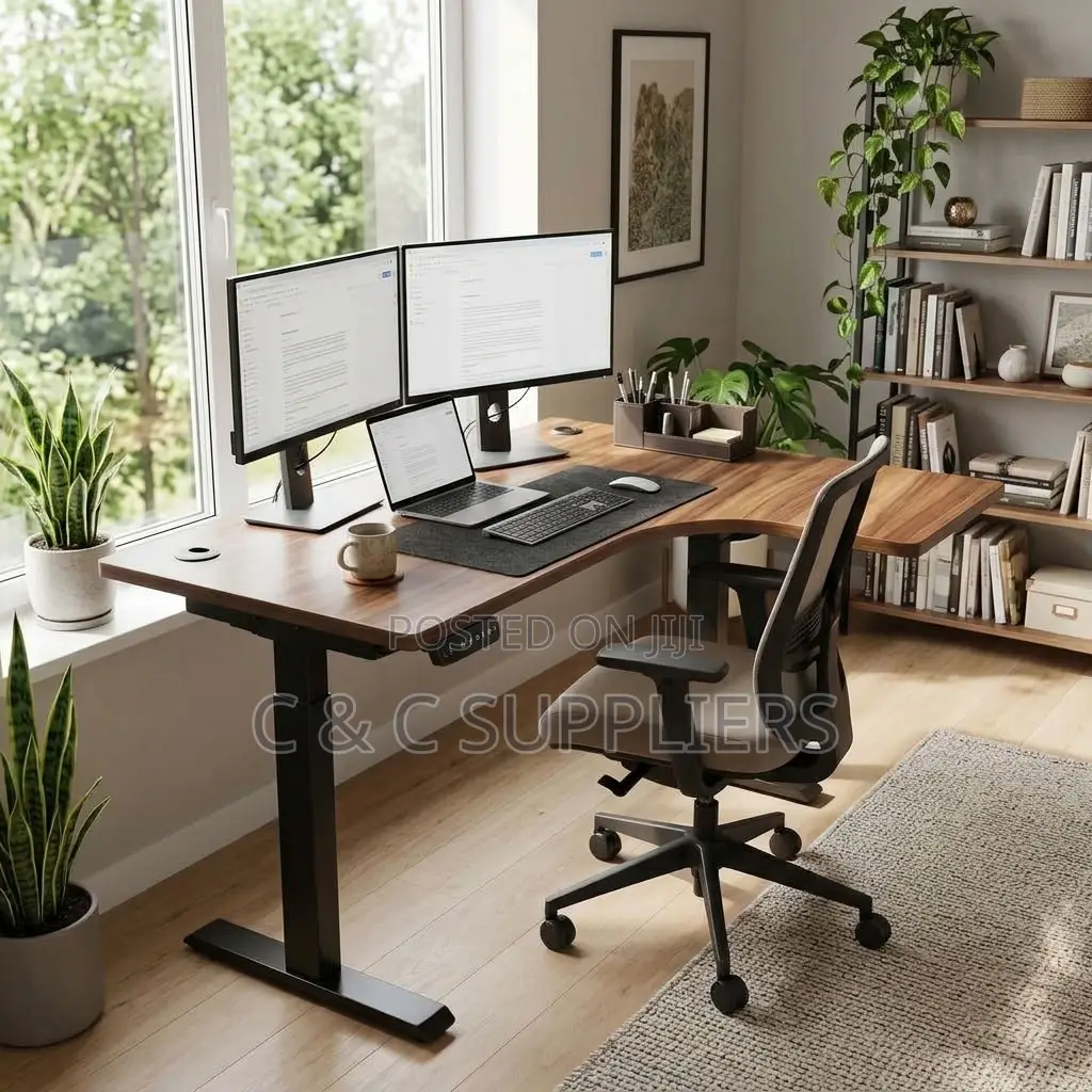 L-Shaped Advanced Electric Table-1.4m