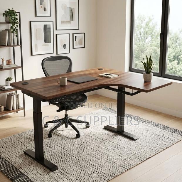 L-Shaped Advanced Electric Table-1.4m - main view