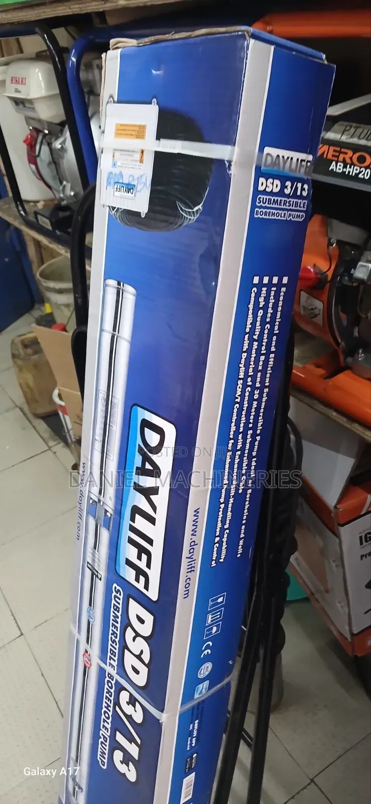 Dayliff DSD 3/7 0.5hp Submersible Borehole Pump With Controller