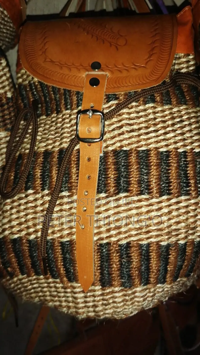 Sisal Size 10 Handmade Backpack