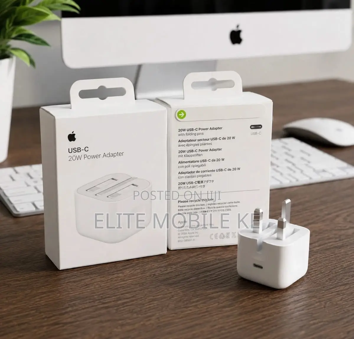 20 Watts Apple Adapter