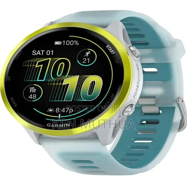 Garmin Forerunner 570 47mm Amp Yellow Translucent Whitestone Band