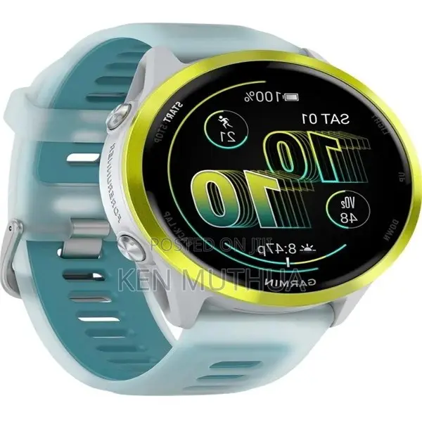 Garmin Forerunner 570 47mm Amp Yellow Translucent Whitestone Band