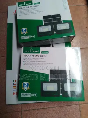 JSOT 600W Combined Solar LED Floodlight Set