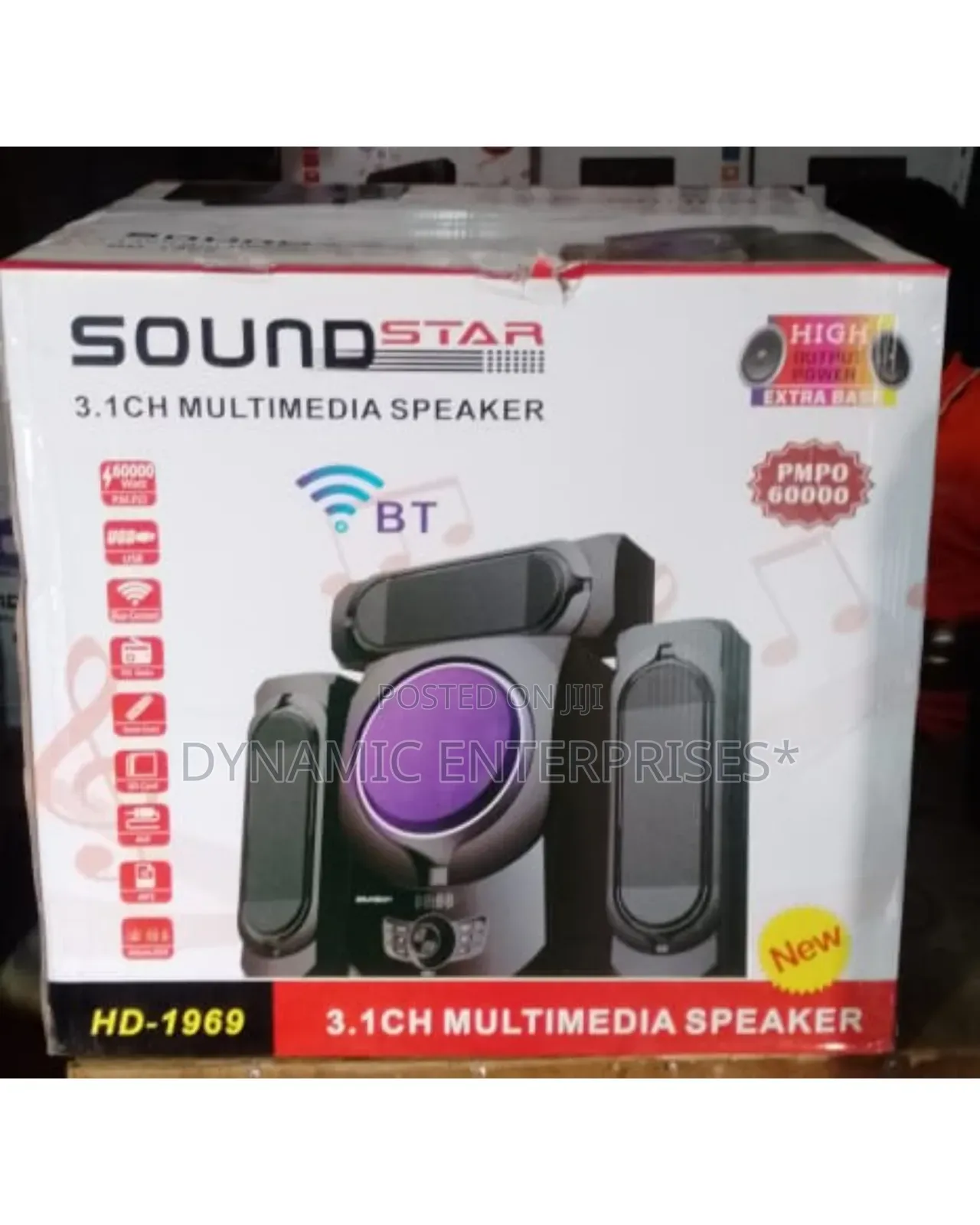 Sound Star 3.1ch Multimedia System Speaker 
Hd-1969