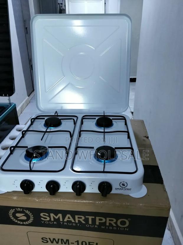 White 4 Burner Table Top Cooker - thumbnail 2