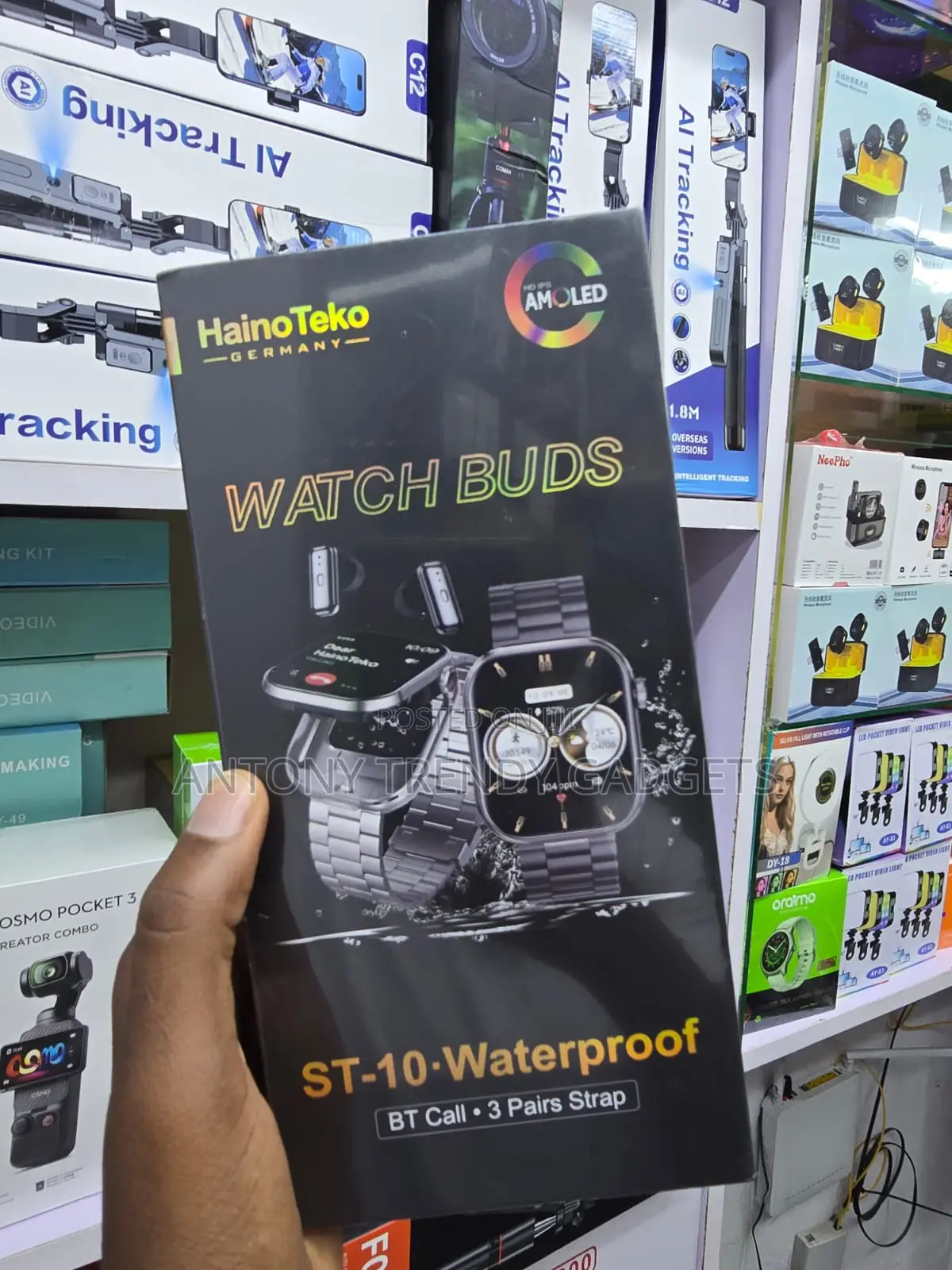 HainoTeko Watch Buds 2-in-1 Smartwatch With Bluetooth Calling