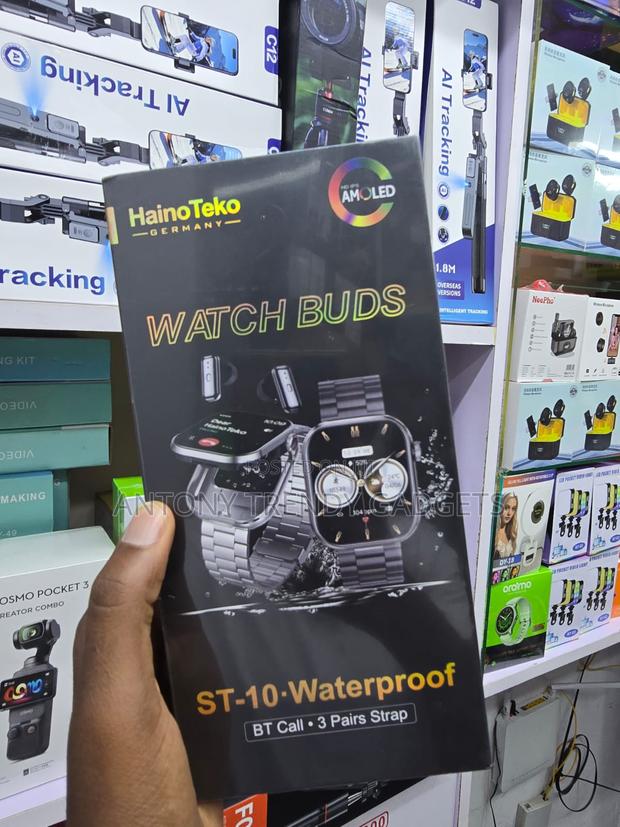 HainoTeko Watch Buds 2-in-1 Smartwatch With Bluetooth Calling - thumbnail 3