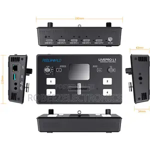 FeelWorld Live Pro L1 4 HDMI Input & USB Live Streaming Video Switcher