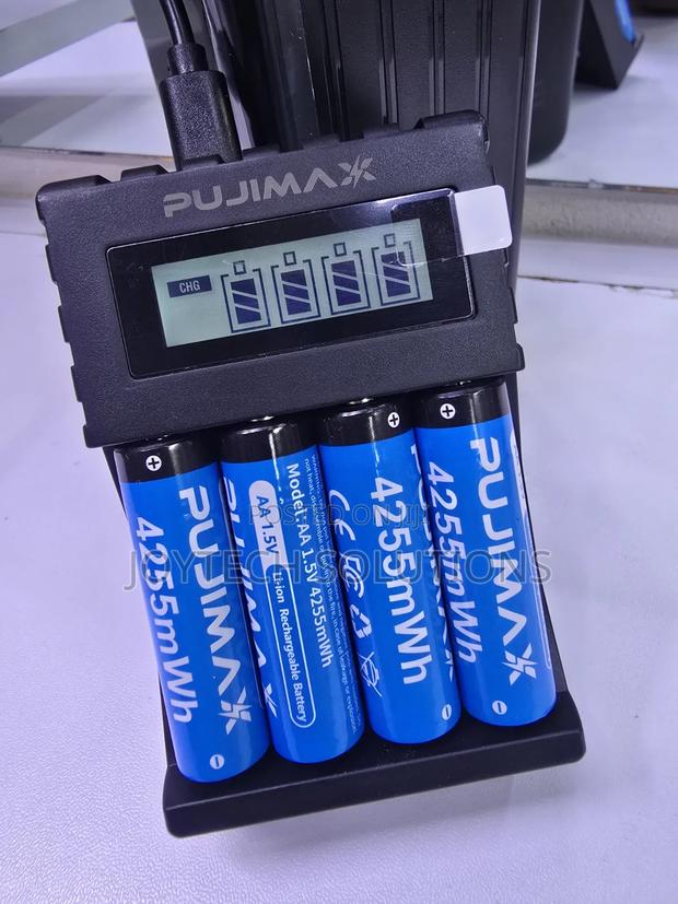 Special Price! AA 1.5V Batteries With Type-C LCD Charging Station