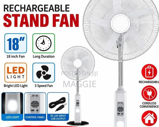 Rechargeable Stand Fan
