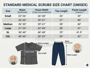 Premium AXEN Medical Scrubs – Royal Blue