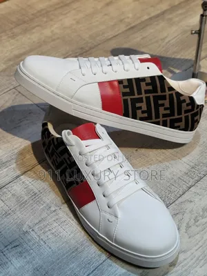 Fendi FF Logo Sneakers.