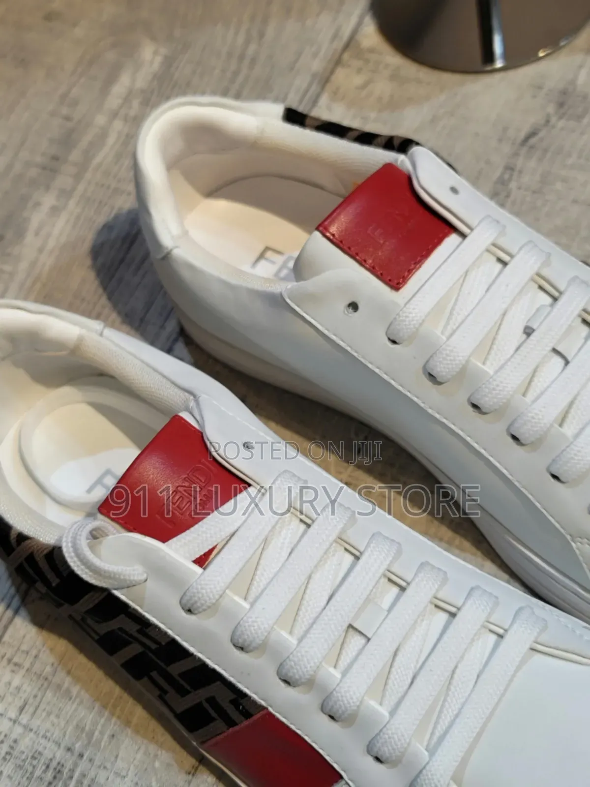 Fendi FF Logo Sneakers.