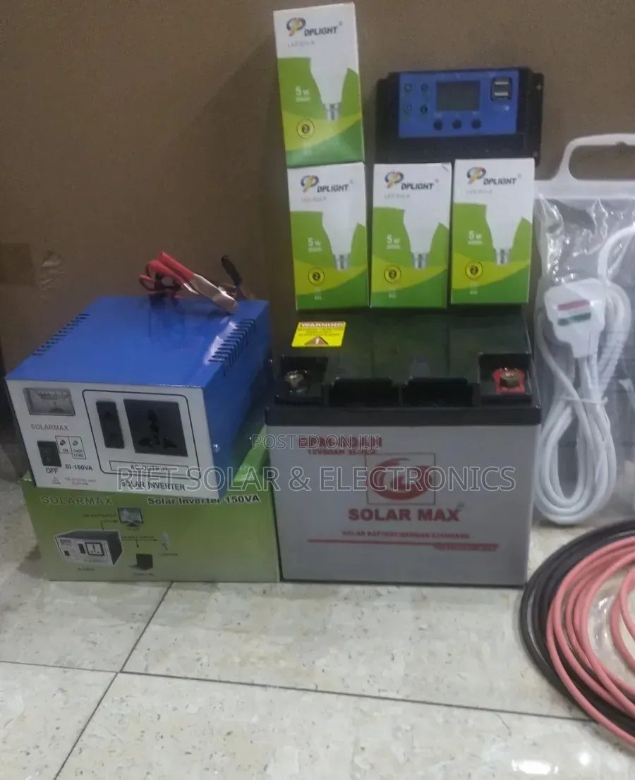 100 Watts Home Solar Solution Full Package 80A Gel Battery