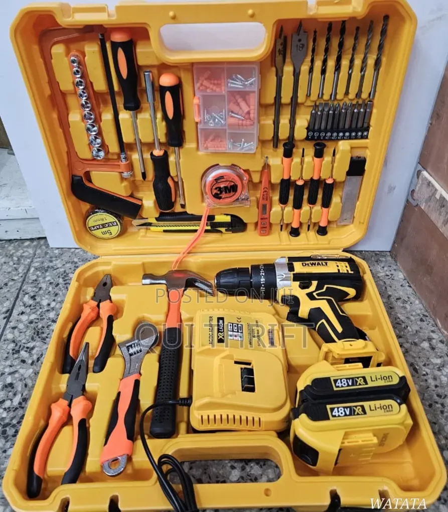 Dewalt Cordless 118pcs 48v
Dewalt Drill Set