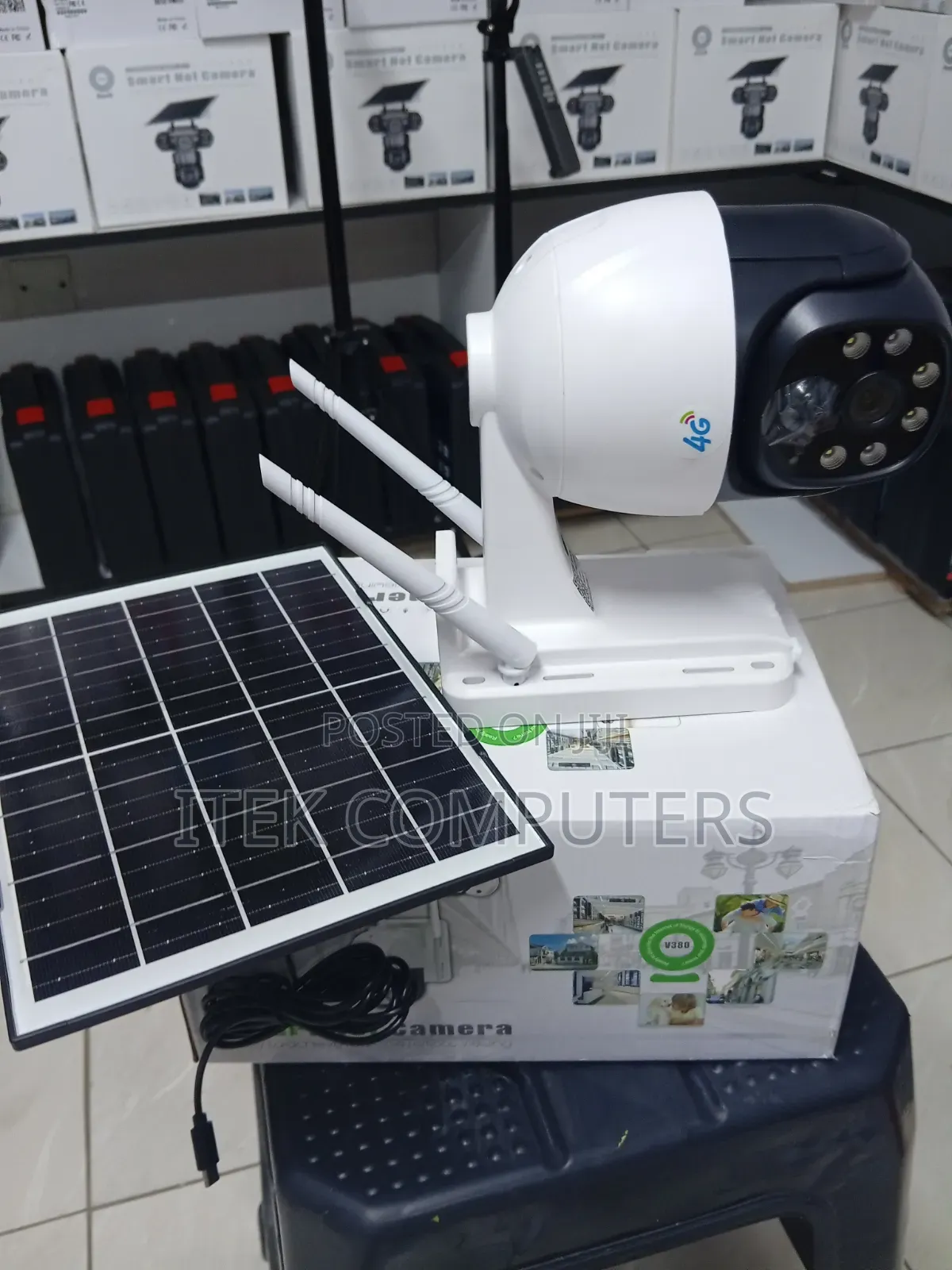 Outdoor 4G Solar CCTV Camera for Construction Site Protection