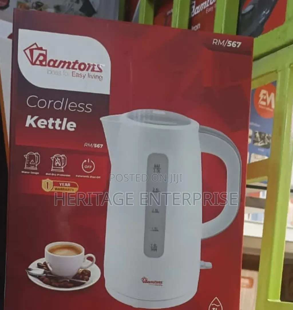 Kettles
Ramtons 3L Electric Cordless Kettle