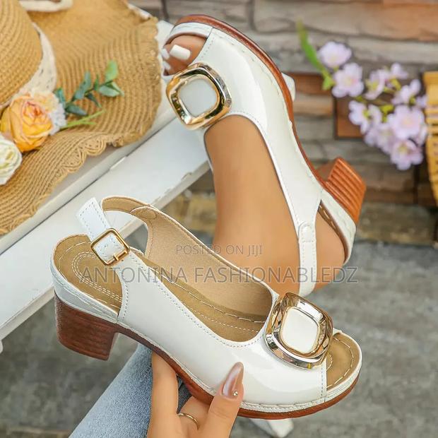 Open Toe Chunky Heel Very Comfortable - thumbnail 2