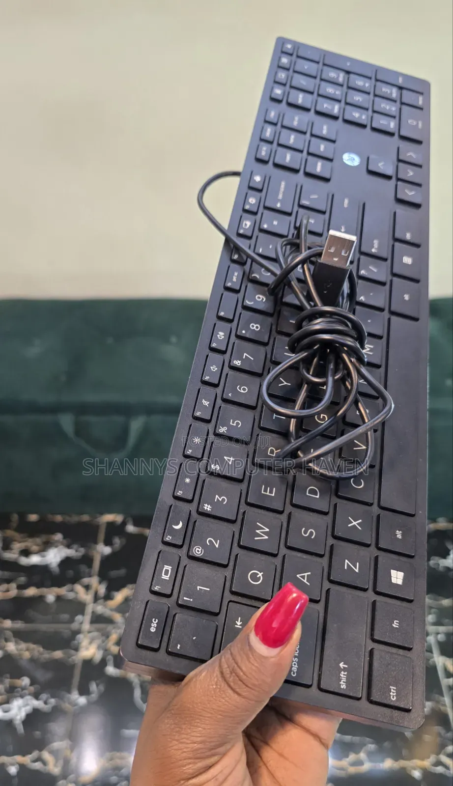 HP Slim USB Wired Keyboard 320K – Ex-Uk