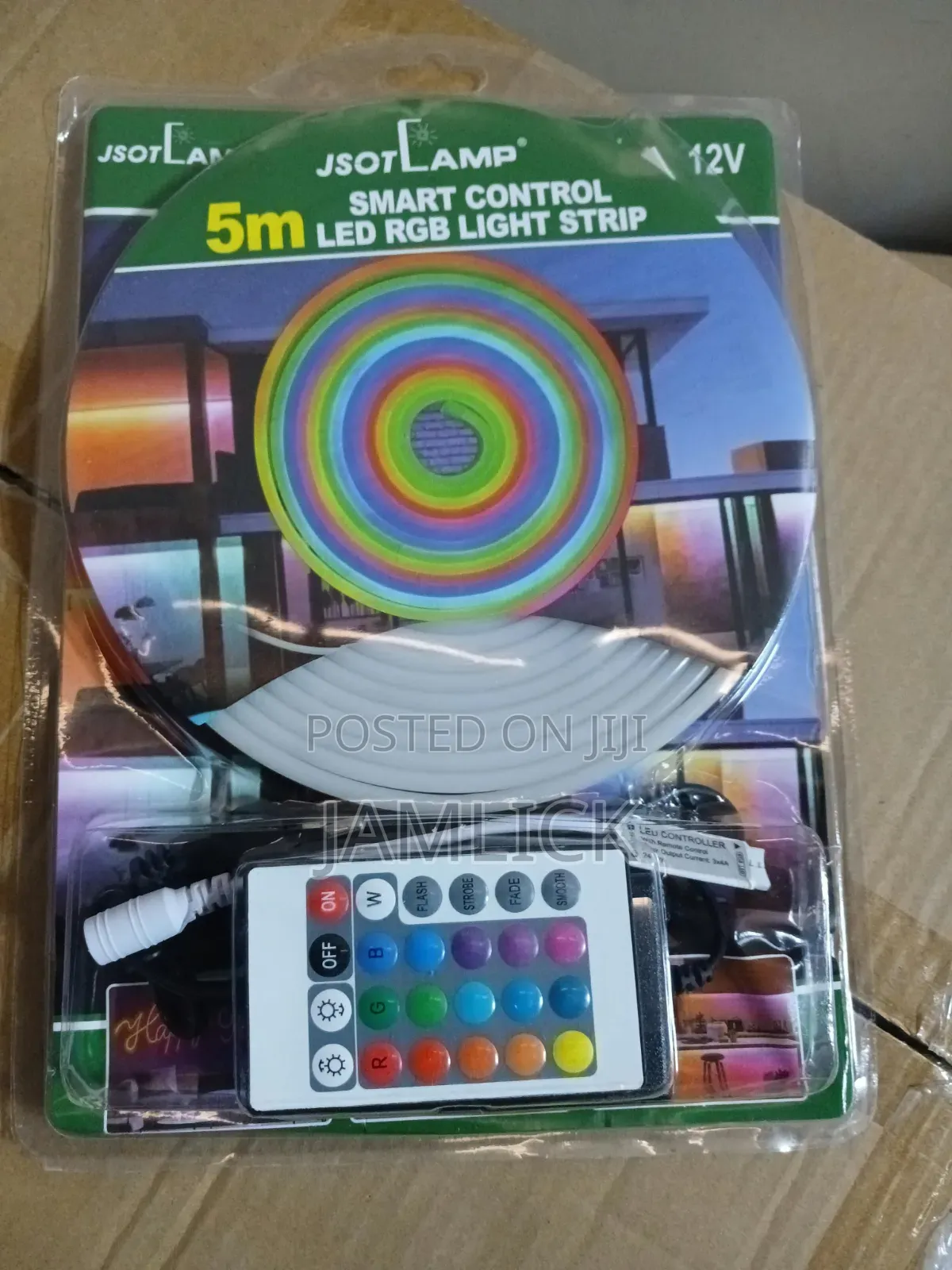 JSOT Smart Control RGB LED Strip Light 5 Metres Neon Lights - Aw