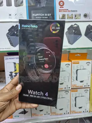 Haino Teko RW-34 Smartwatch With AMOLED Display and 3 Strap Sets
