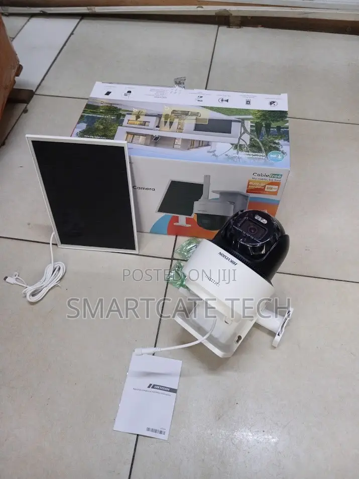 Hikvision 4MP Single Lens Camera With Solar Panel for Home Use
