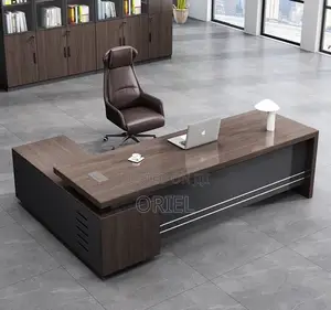 180cm L-Shaped Manager's Desk – Modern Executive Office Workstation