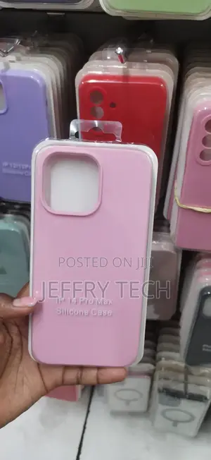 Pink Liquid Silicone Case Designed for the Apple iPhone 14 Pro Max