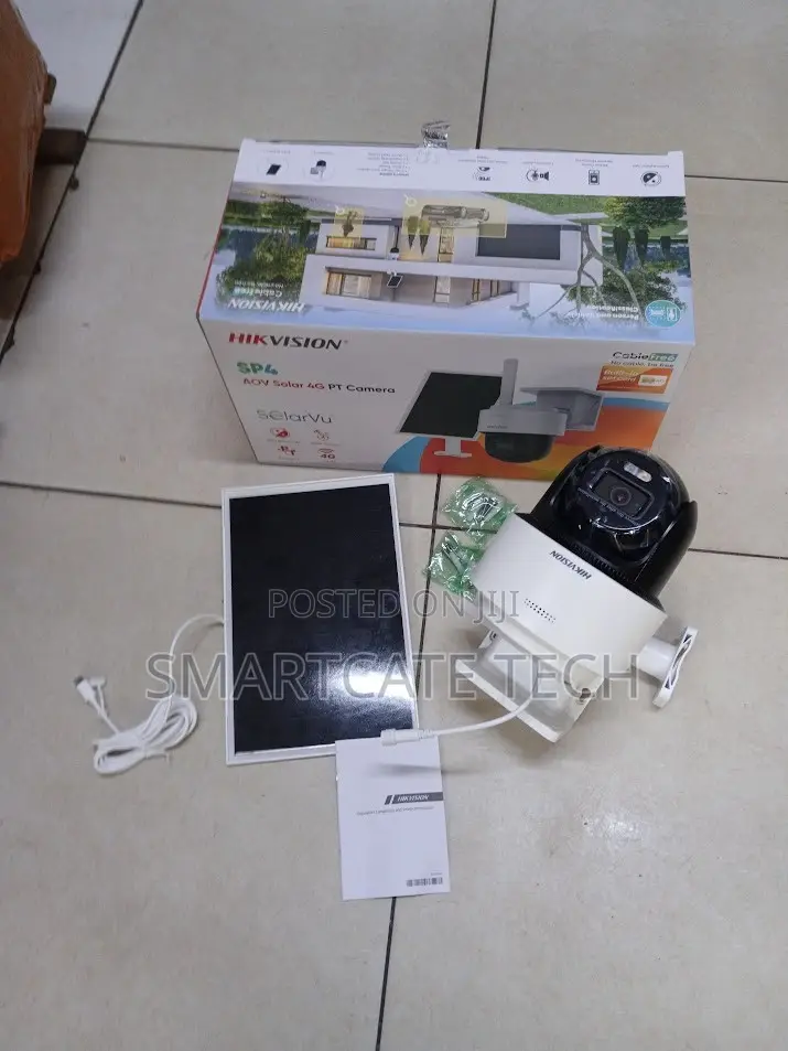 Hikvision 4MP Outdoor Security Camera With Solar Charging Panel
