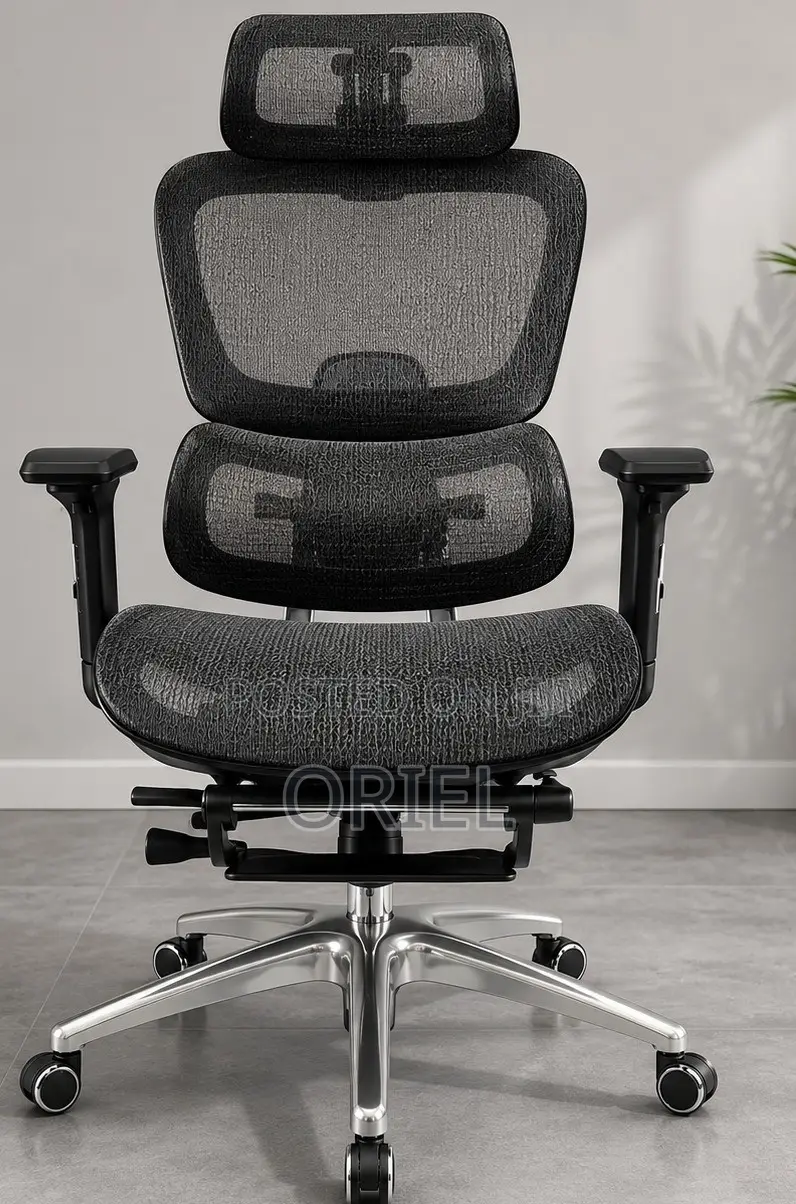 Full Mesh Ergonomic Office Chair – Breathable Comfortable Desk Seating