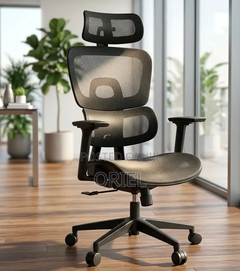 Full Mesh Ergonomic Office Chair – Breathable Comfortable Desk Seating