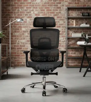 Full Mesh Ergonomic Office Chair – Breathable Comfortable Desk Seating