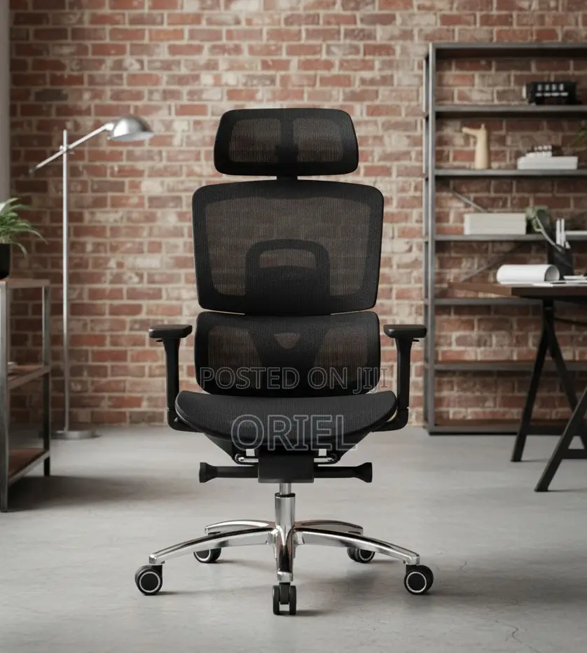 Full Mesh Ergonomic Office Chair – Breathable Comfortable Desk Seating