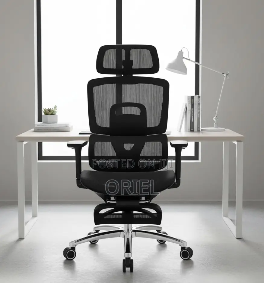 Full Mesh Ergonomic Office Chair – Breathable Comfortable Desk Seating