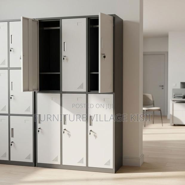 6-Locker Staff Metallic Lockable Cabinet - thumbnail 2